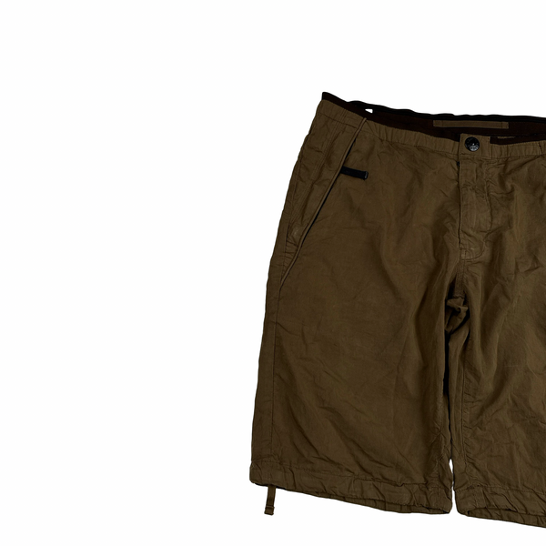 Stone Island 2012 Brown Cotton Cargo Shorts - 30"