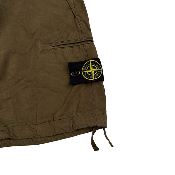 Stone Island 2012 Brown Cotton Cargo Shorts - 30"