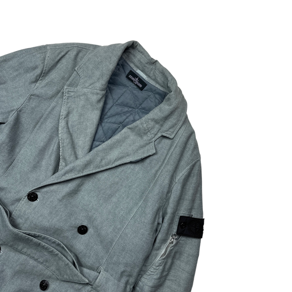 Stone Island 2013 Shadow Project Quilted Trench Coat - 3XL