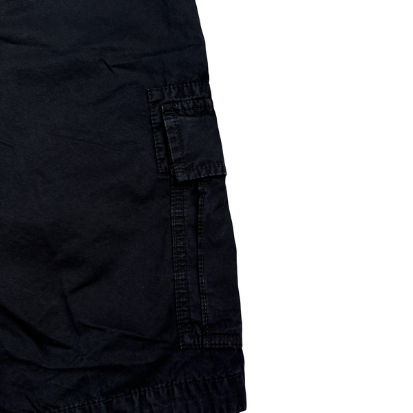 Stone Island 2022 Black Slim Fit Cargo Shorts - 28"