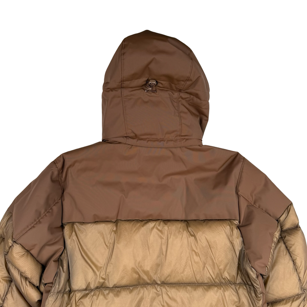 CP Company Brown Dynatec Down Filled Metropolis Parka Jacket - Medium (48)