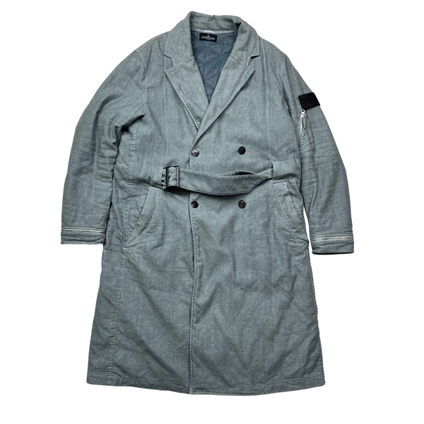 Stone Island 2013 Shadow Project Quilted Trench Coat - 3XL