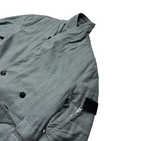 Stone Island 2013 Shadow Project Quilted Trench Coat - 3XL