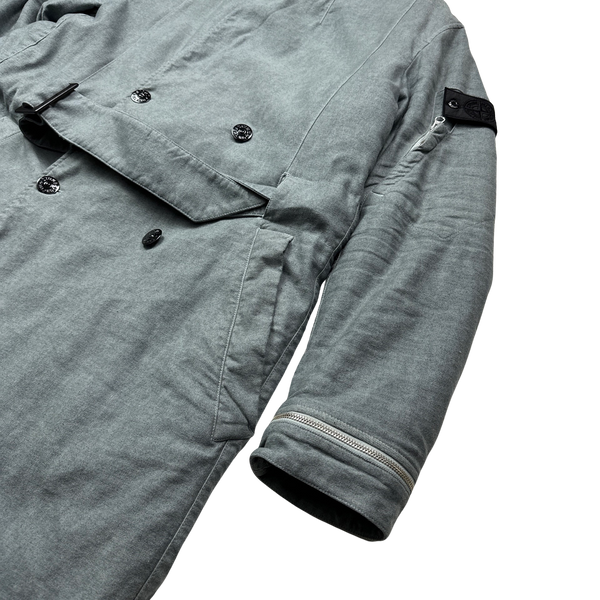 Stone Island 2013 Shadow Project Quilted Trench Coat - 3XL