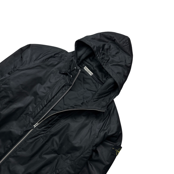 Stone Island 2009 Black Thick Nylon Membrana Jacket - 3XL