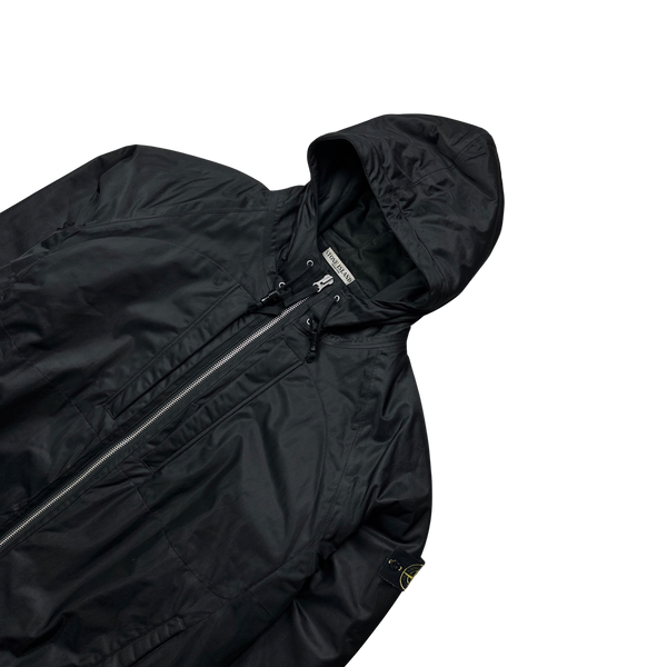 Stone Island 2009 Black Thick Nylon Membrana Jacket - 3XL