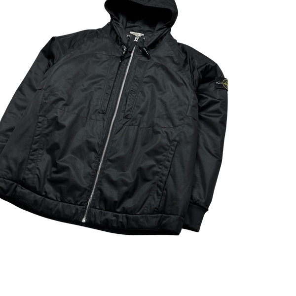 Stone Island 2009 Black Thick Nylon Membrana Jacket - 3XL