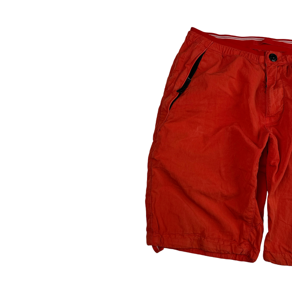 Stone Island 2012 Red Cotton Cargo Shorts - 32"