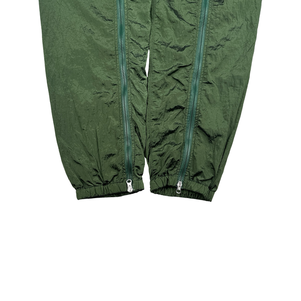 Stone Island 2022 Nylon Metal Green Zipped Flight Cargo Trousers - 36"
