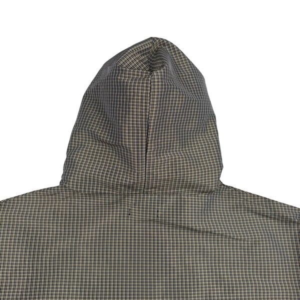 Umbro Slam Jam Brown Check Masked Pullover Oversized Anorak - Medium to XL