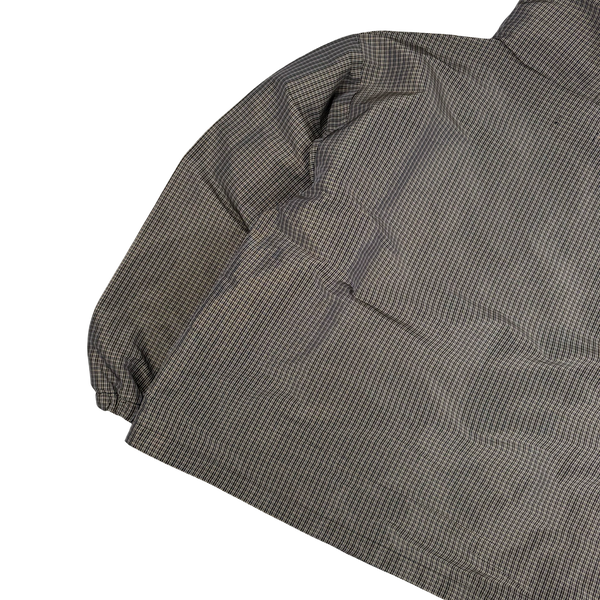 Umbro Slam Jam Brown Check Masked Pullover Oversized Anorak - Medium to XL