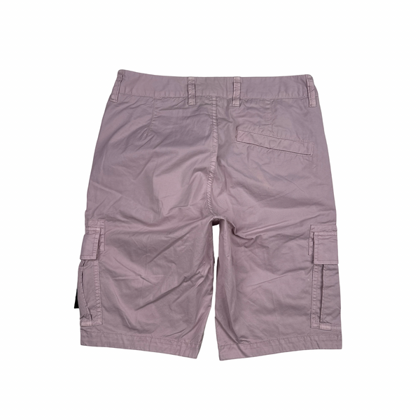 Stone Island 2022 Pink Type SL Slim Fit Cargo Shorts - 28"
