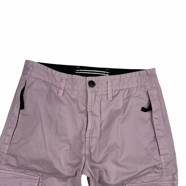 Stone Island 2022 Pink Type SL Slim Fit Cargo Shorts - 28"