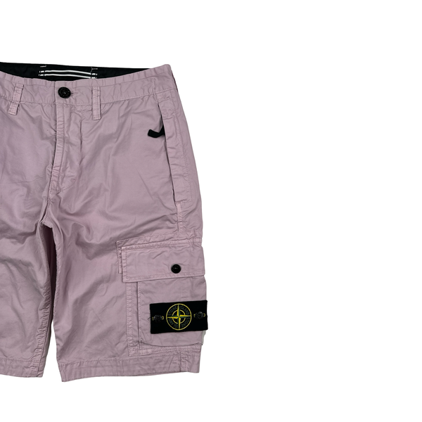Stone Island 2022 Pink Type SL Slim Fit Cargo Shorts - 28"