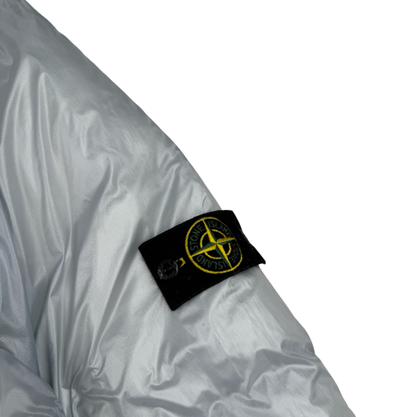 Stone Island 2018 White Pertex Quantum Y Down Long Puffer - XXL