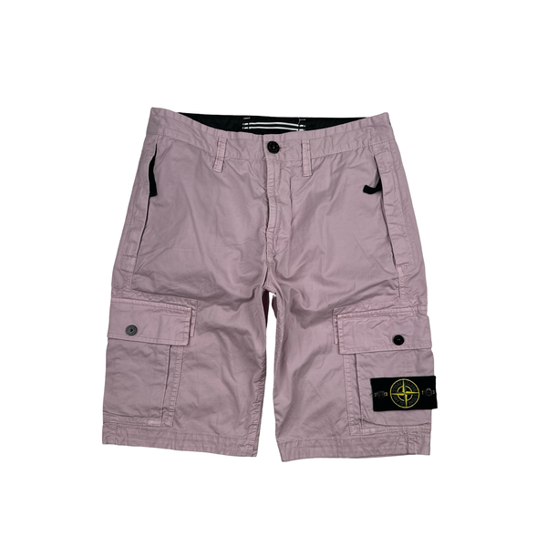 Stone Island 2022 Pink Type SL Slim Fit Cargo Shorts - 28"