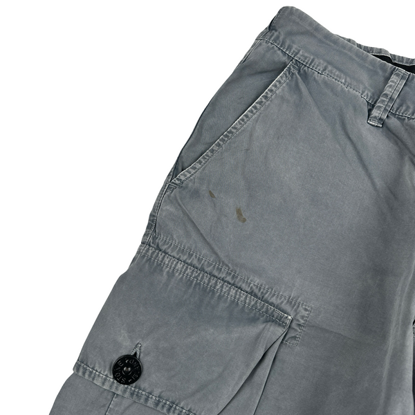 Stone Island 2017 Grey Cargo Shorts - 31"
