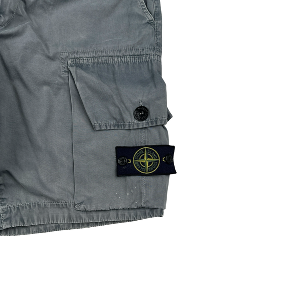 Stone Island 2017 Grey Cargo Shorts - 31"