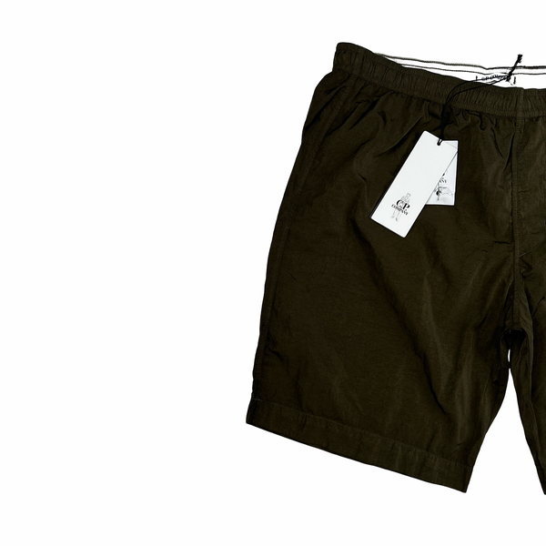CP Company Khaki Green Chrome Lens Viewer Cargo Shorts - Medium