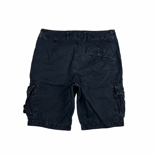 Stone Island Navy Type SL Cargo Shorts - Small