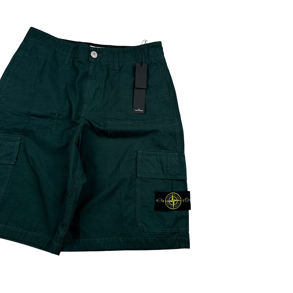 Stone Island 2023 Sea Green Loose Fit  Shorts - 30"
