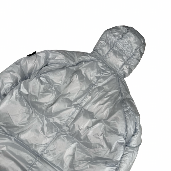 Stone Island 2018 White Pertex Quantum Y Down Long Puffer - XXL