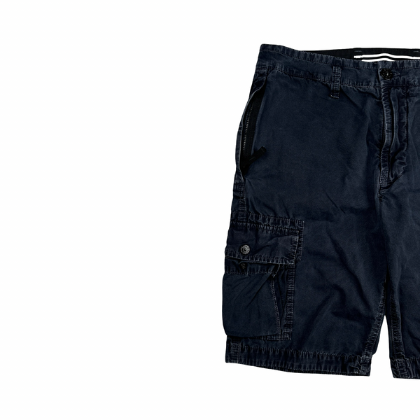 Stone Island Navy Type SL Cargo Shorts - Small