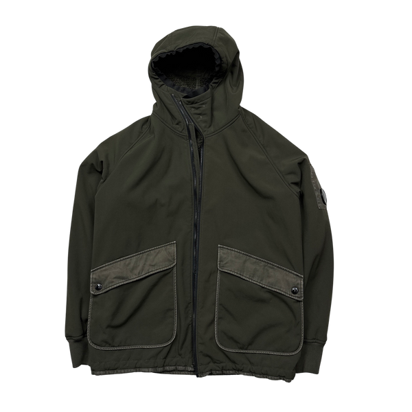 CP Company Fleece Shearling Lined Soft Shell Jacket - XL