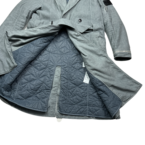 Stone Island 2013 Shadow Project Quilted Trench Coat - 3XL