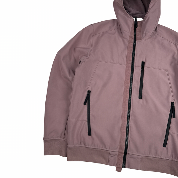 Stone Island 2018 Rose Pink Soft Shell R Jacket - Large