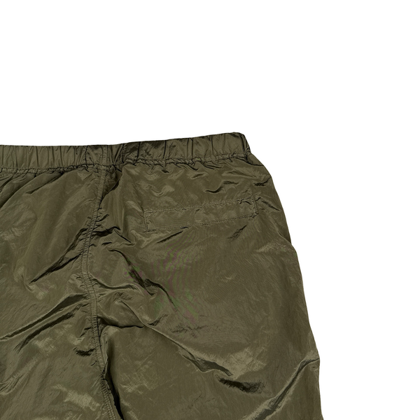 Stone Island 2017 Khaki Nylon Metal Trousers - Small