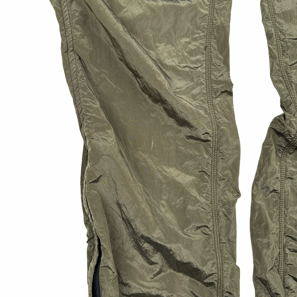 Stone Island 2017 Khaki Nylon Metal Trousers - Small