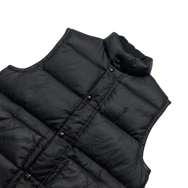 Ralph Lauren Black Down Puffer Gilet - Medium