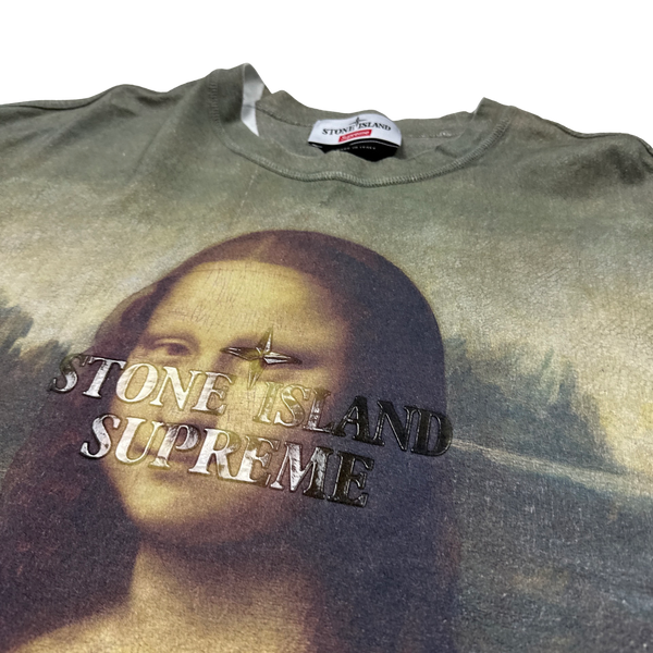 Stone Island x Supreme Mona Lisa T Shirt - Large – Mat's Island Stone Island x Supreme Mona Lisa T Shirt - Large – Mat's Island