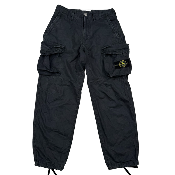 Stone Island x Supreme 2022 Ice Camo Grey Cargo Trousers - 30"