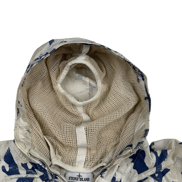 Stone Island 2025 Scan Camo On Stretch Ripstop-OVD Zipped Jacket - Medium