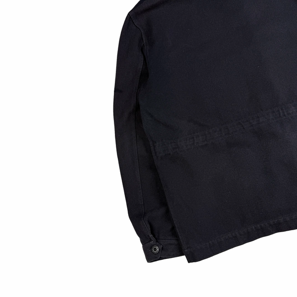 Stone Island AW2001 Navy Vintage Compass Wool Button/Zip  Coat - XXL