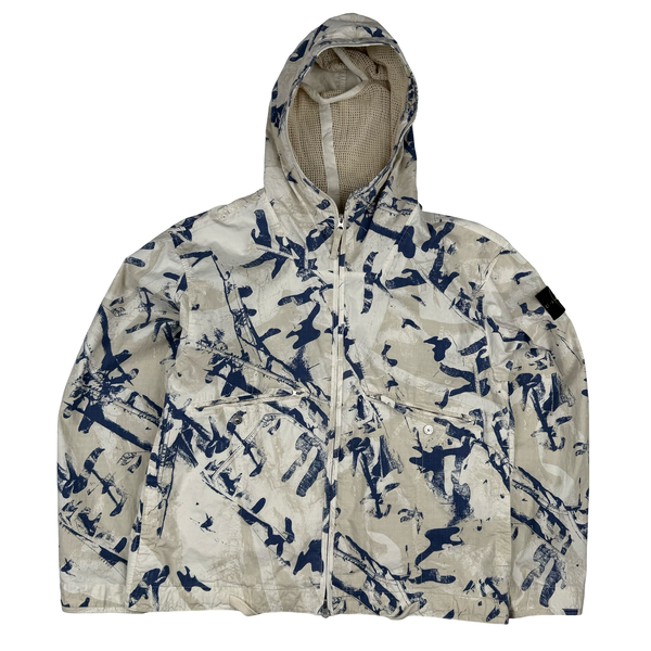Stone Island 2025 Scan Camo On Stretch Ripstop-OVD Zipped Jacket - Medium