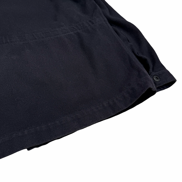 Stone Island AW2001 Navy Vintage Compass Wool Button/Zip  Coat - XXL