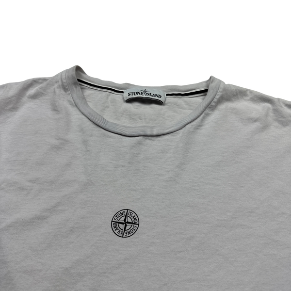 Stone Island White Reflective T Shirt - XL
