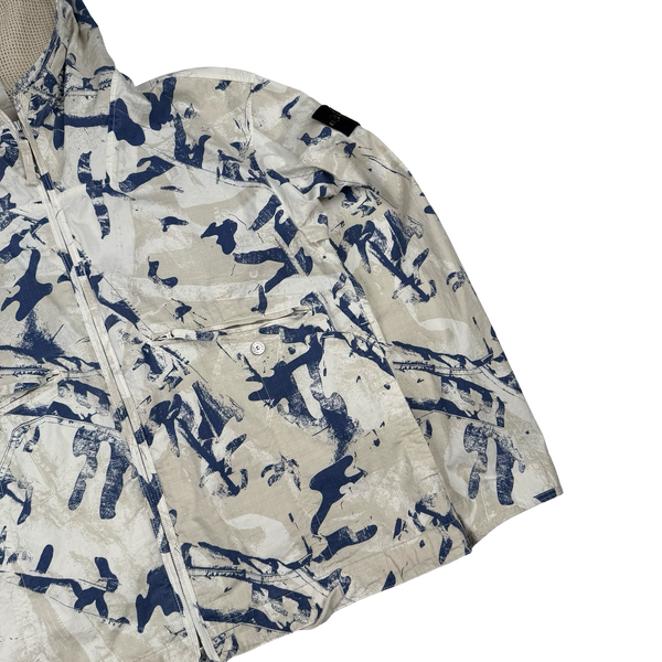 Stone Island 2025 Scan Camo On Stretch Ripstop-OVD Zipped Jacket - Medium