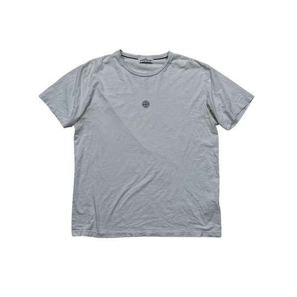 Stone Island White Reflective T Shirt - XL