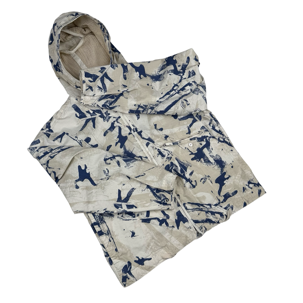 Stone Island 2025 Scan Camo On Stretch Ripstop-OVD Zipped Jacket - Medium