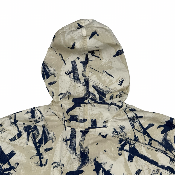 Stone Island 2025 Scan Camo On Stretch Ripstop-OVD Zipped Jacket - Medium