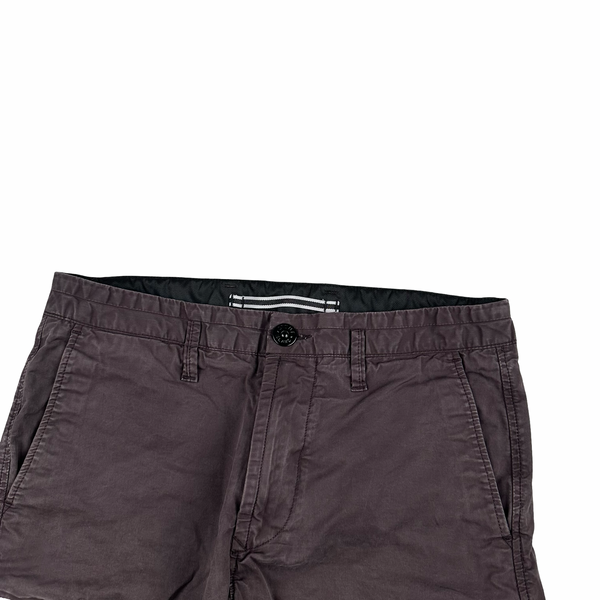 Stone Island 2018 Burgundy Cargo Shorts - 29"