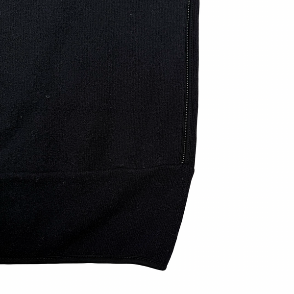 Stone Island 2002 Black Wool Blend Crewneck Jumper - XXL
