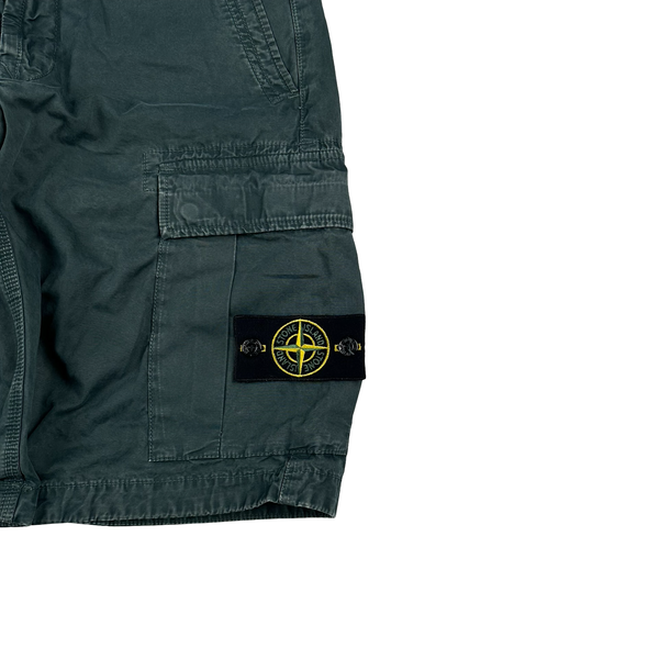 Stone Island 2018 Sage Green Cargo Shorts - 29"