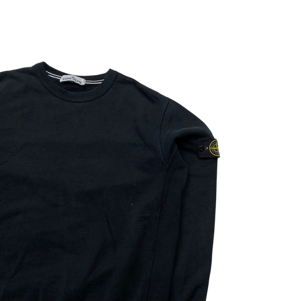 Stone Island 2014 Black Cotton Crewneck Sweatshirt - XL