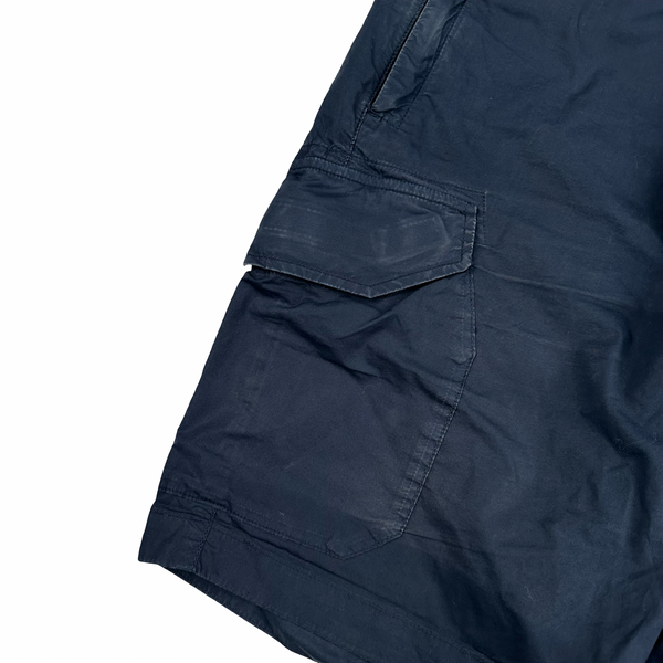 Stone Island 2019 Navy Cotton Shorts - Small