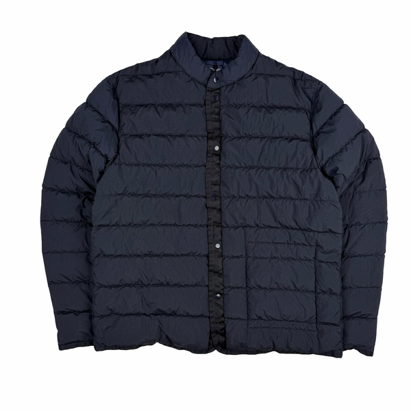 CP Company Navy Micro Kei Double Layer Hooded Goggle Field Jacket - Medium